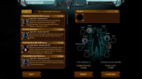 shadowrun cyberware|shadowrun 5e cyberware and bioware list.